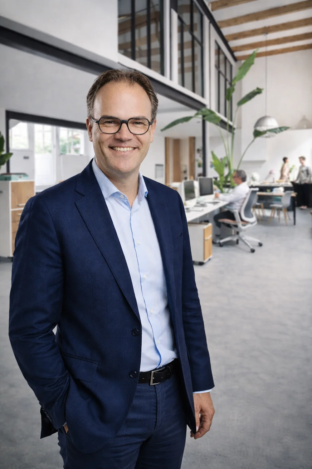 Klaas Faber in kantoor Koopaktegemak