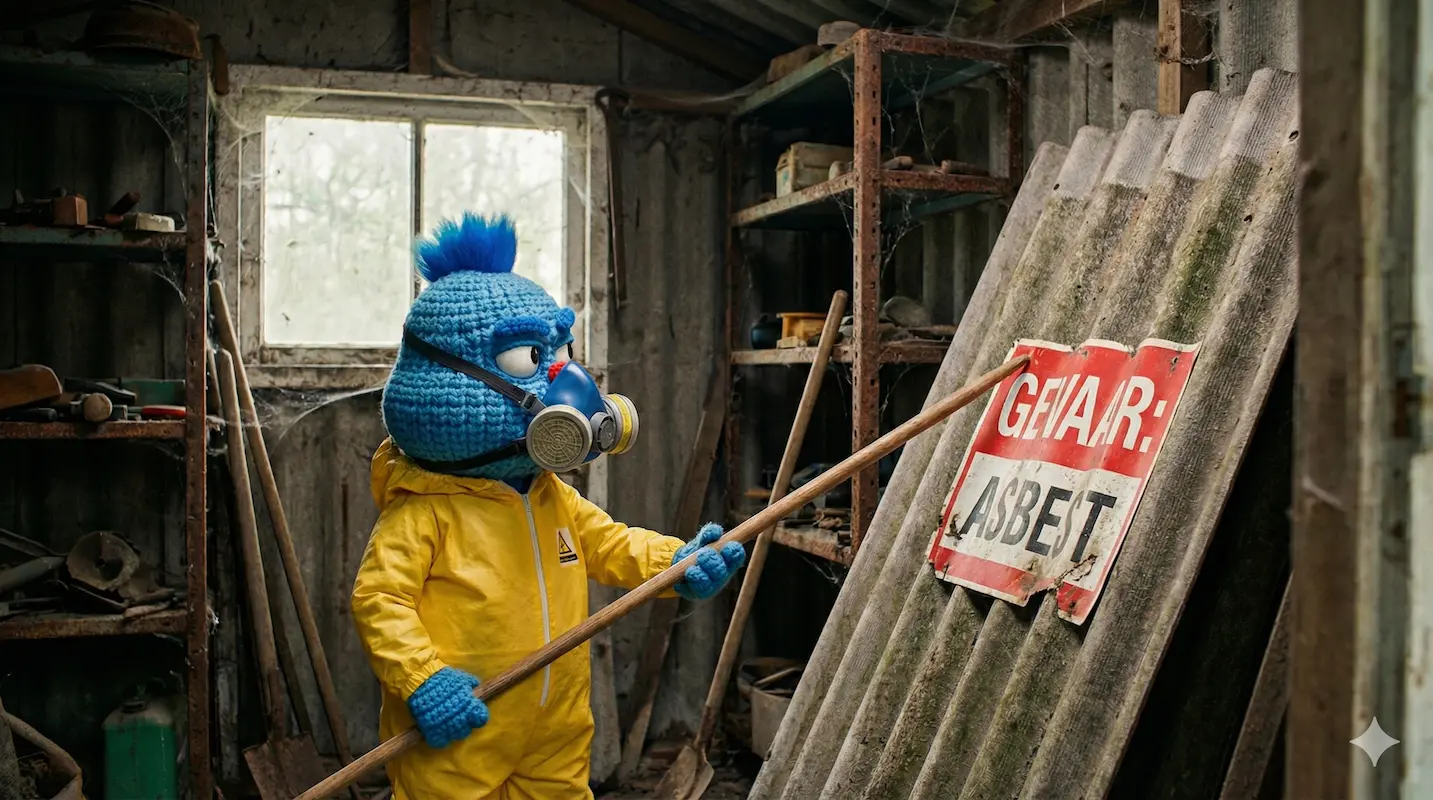 Waarom asbest in rust geen probleem is, maar bij verkoop wel